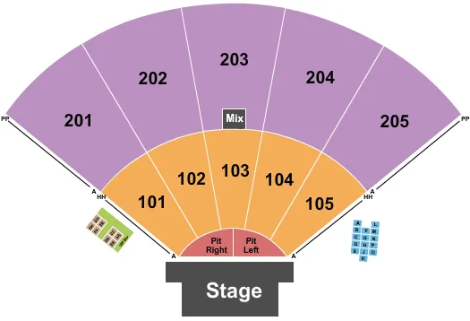 Ozarks Amphitheater Seating Chart